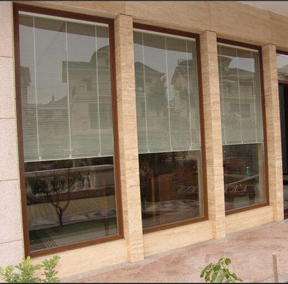 Cortinas da porta de exterior da janela de vidro da separação do escritório dentro de 2.54CM 1.2M