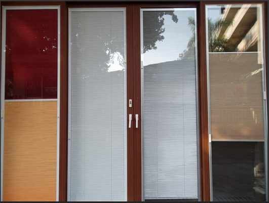 Porta com construído em Mini Blinds Between Glass 5 19A 5MM Insulatioin sadio 2.1M